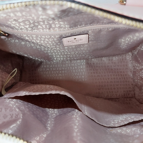 Kate Spade Pastel Pink 100% Leather Bowler Bag - Picture 2 of 7